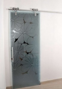 Porta-vetro-cristallo-trasparente-scorrevole-Logika-decoro-Chantal-5-10001      