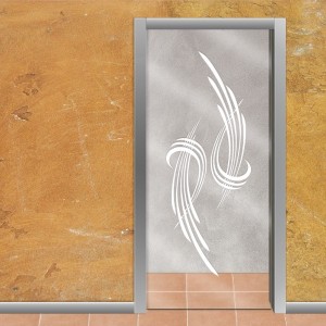 porta-scorrevole-interno-muro-in-vetro-satinato-con-decoro-artistico-astratto-ali-      